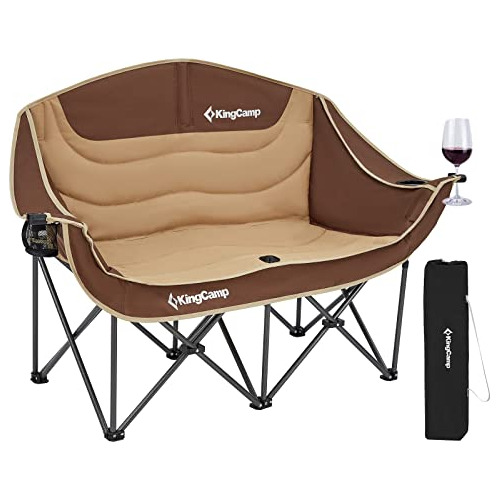 Silla Doble De Camping Loveseat Resistente Adultos, Sil...