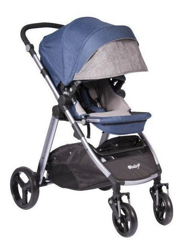 Coche Paseador Liviano Ebaby Sarul Deluxe Azul