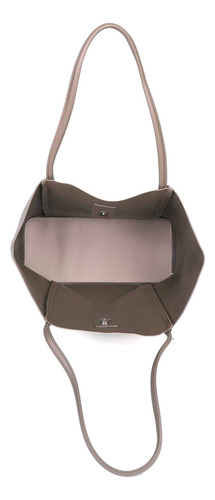 Set Cartera La Chapelle Pu Beige Lisa Níquel Beige