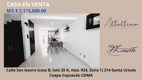 Casa En Coyoacan Santa Ursula Coapa Cdmx I Vl11-bn-007