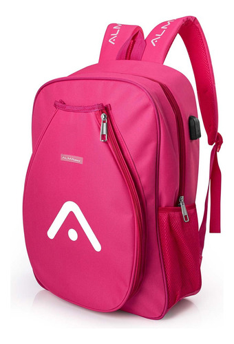 Mochila Raqueteira Beach Tennis Rosa Alma Genius