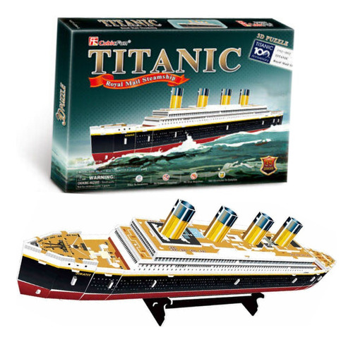 Rompecabezas 3d Titanic Barco 35 Pzas Wabro 7336