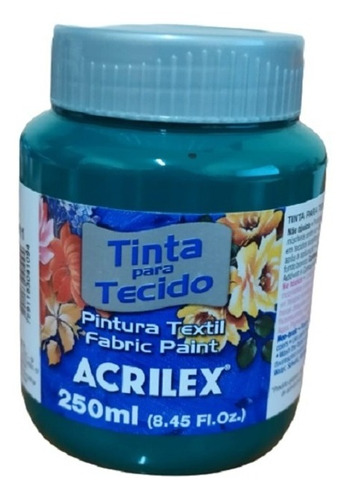 Tinta Tecido Fosca - Verde Bandeira - 511 - Acrilex - 250 Ml