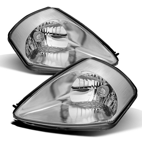 Faros Cromados Para Mitsubishi Eclipse 2000-2005 Conjunto Re