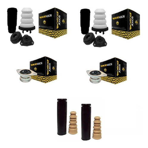 Kit Amortecedor Dianteiro + Traseiro Ford Fiesta Rocan Axios