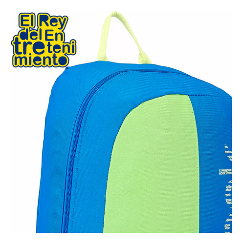 Imagen 3 de 6 de Mochila Bolso Liceal Esencial Reebok Original Unisex El Rey