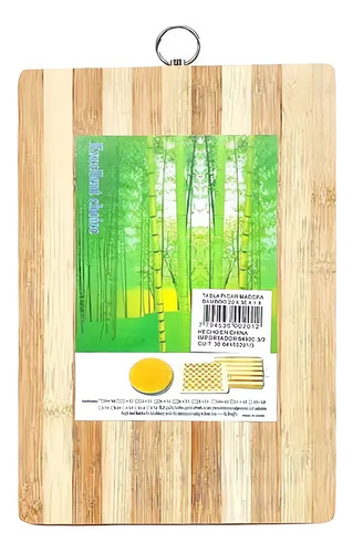 Tabla Para Picar De Madera Bambu Cocina L - Sheshu Bambú