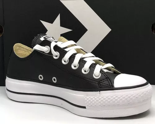 Tênis Feminino Old Star Super Confortável Cano Baixo Preto All Star