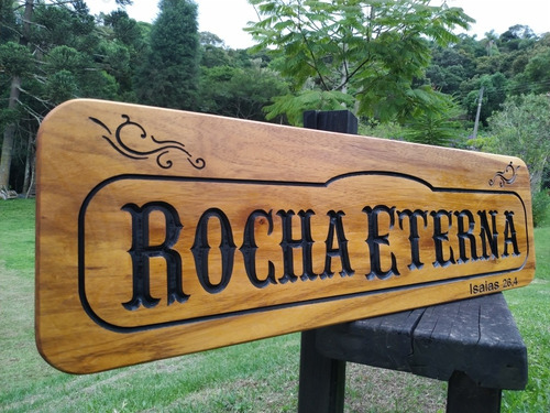 Placa Entalhada