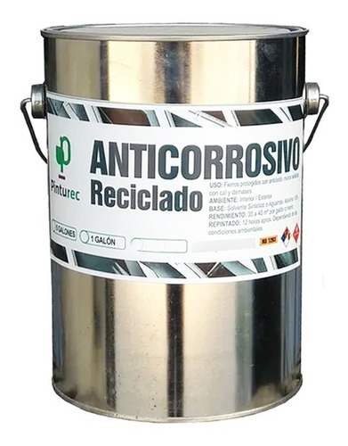 Anticorrosivo Reciclado Pinturec Negro 1g