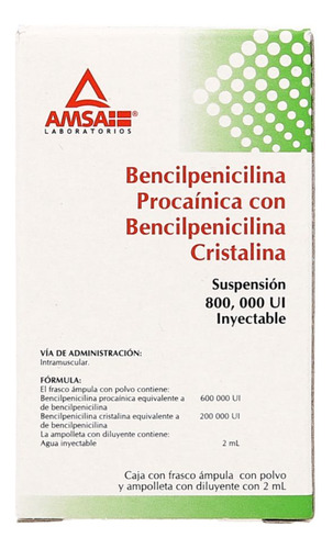 Bencilpenicilina Procaínica Con Bencilpeicilina Cristalina S