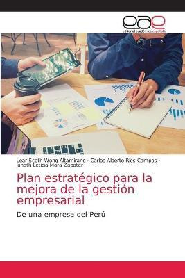 Libro Plan Estrategico Para La Mejora De La Gestion Empre...