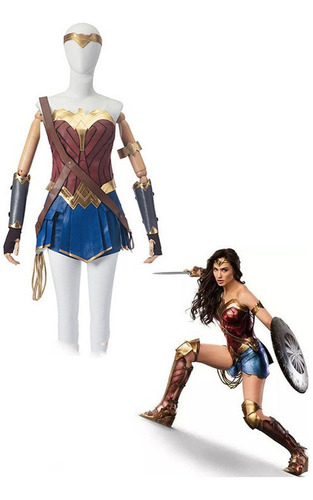 Disfraz De Cosplay De Wonder Woman De Halloween Para Adultos