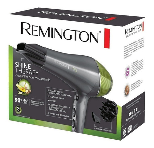 Imagen 5 de 8 de Secador De Pelo Remington D18a Iones 2200w Motor Ac Difusor