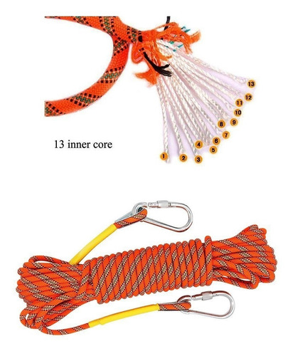 Imagen 3 de 6 de Cuerda De 20 M Para Escalar Al Aire Libre Ingenuity