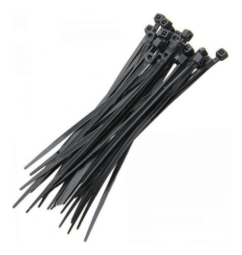 Abraçadeira Nylon Preta 300x3,6mm 100 Unid Starfer