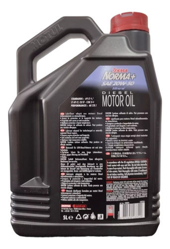 Aceite 20w50 Mineral Motores A Gasolina Y Diesel Motul 5lt
