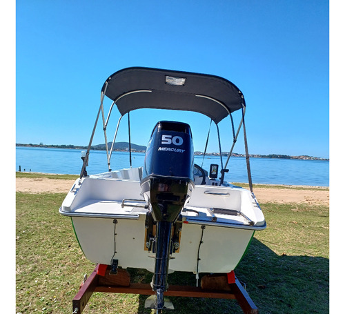 Lancha Rs 530 Com Motor Mercury 50 Elpto 2 Tempos 0km 17 Pés
