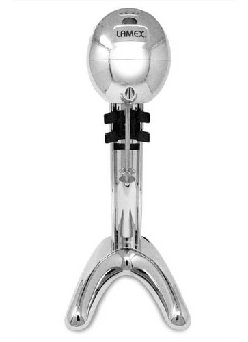 Esquimera Chocomilera Fuente De Sodas Con 2 Vasos Profesional Cromada Lamex 2041-1