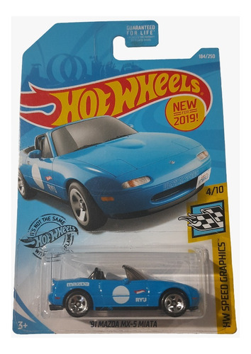 Hot Wheels 91 Mazda Mx-5 Miata Primera Edicion 2019