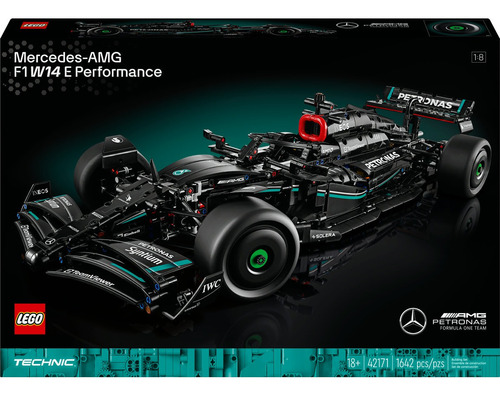 Lego Technic - Mercedes-amg F1 W14 E Performance - 42171 Quantidade De Peças 1642 Versão Do Personagem Fórmula 1 1642