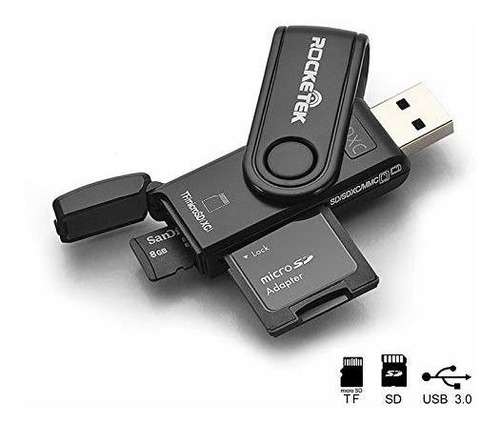 Lector De Tarjetas Sd Usb 3.0, Lector De Tarjetas De Memoria