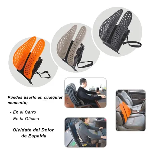 Soporte Lumbar Ergonómico Respaldo Espalda Silla Automóvil | Cuotas sin  interés