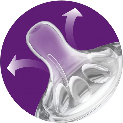 Tetina Natural Philips Avent Scf045/27 3m+ Flujo Variable