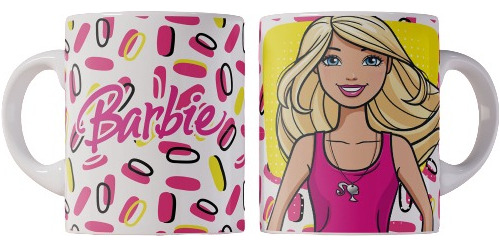 Tazas Personalizadas Sublimadas Barbie Niñas  De Polimero