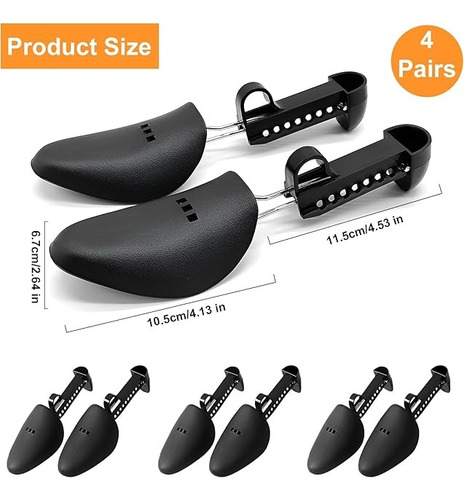 Horma Antiarruga Protector Tenis Zapatos Sneaker 8 Pares