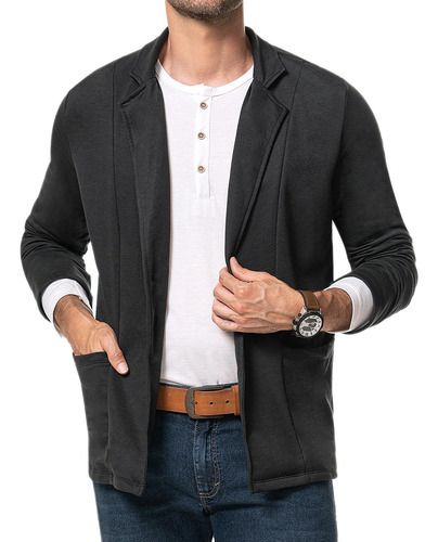 Blazer Dario Negro Para Hombre Croydon