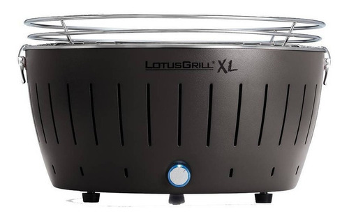 Parrilla móvil LotusGrill XL 257mm de alto y 435mm de diámetro gris antracita