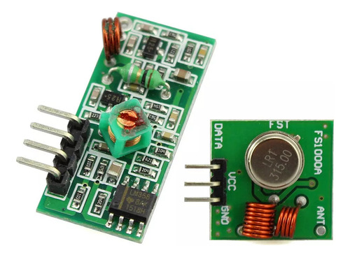 Kit Módulo Rf 315mhz Ht12d Ht12e Para Arduino
