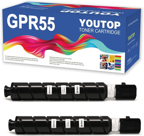 2 Toner Gpr-55 Para Canon Imagerunner Advance C5535 C5535i 