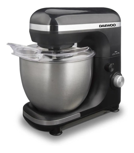 Imagen 3 de 5 de Batidora Planetaria Daewoo Ka22160 Negra 650w 4 Litros 6 Vel