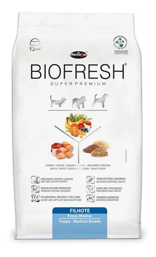 Alimento Biofresh Super Premium para perro cachorro de raza mediana sabor mix de 15 kg