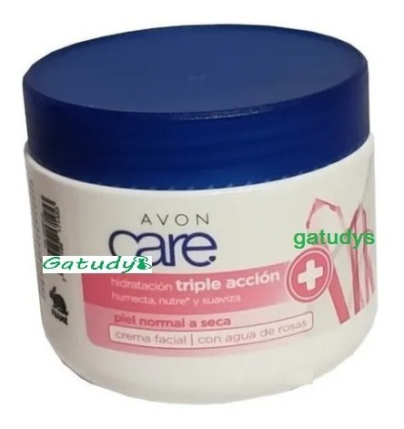 Crema Facial Con Agua De Rosas Avon