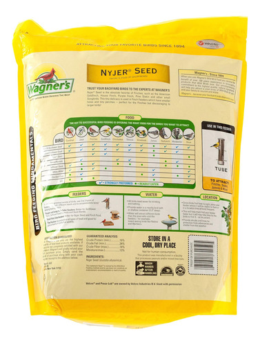 Semillas Para Pájaros Wagner S Nyjer 500g