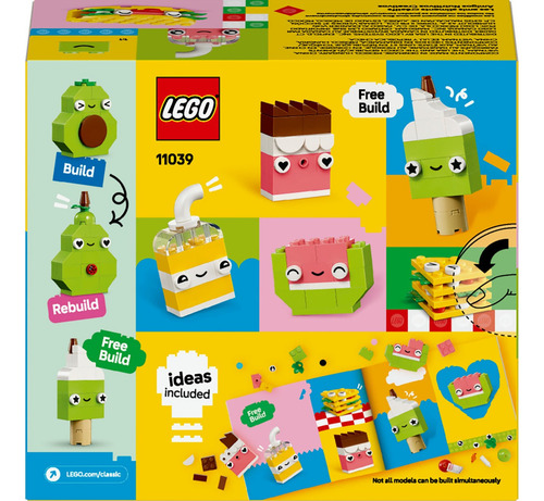 Lego Classic Amigos Nutritivos Creativos Juguete 11039 150 Lego Classic