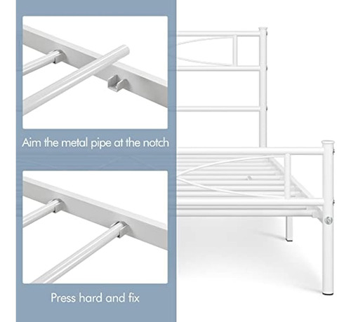 Bed Frame Yaheetech Matrimonial Blanca