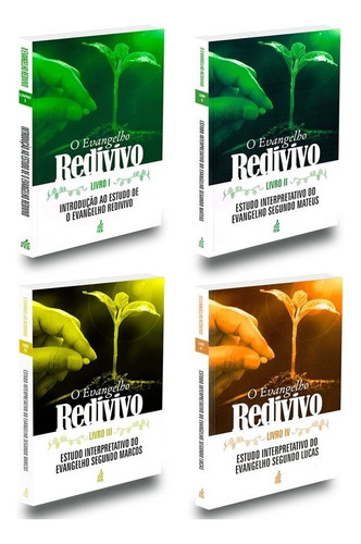 Kit 4 Livros - Evangelho Redivivo - Vol.1 A 4, De Organizado Por: Marta Antunes De Oliveira Moura. Não Aplica, Vol. Não Aplica. Editorial Feb, Tapa Mole, Edición Não Aplica En Português, 2023