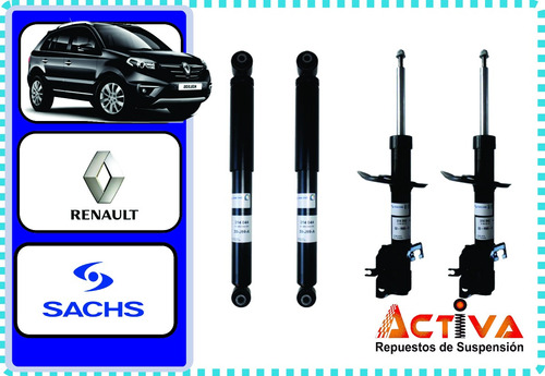 Kit 4 Amortiguadores Koleos Nissan X Trail  Sachs