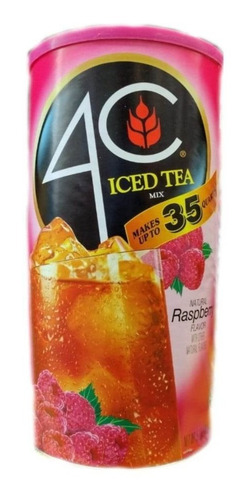 Iced Tea Mix Raspberry Flavor Polvo Para Bebida De Frambuesa