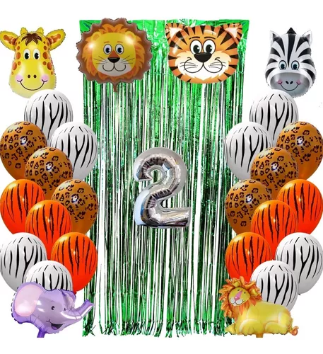 Guirnalda Globos Animales Selva 70cm