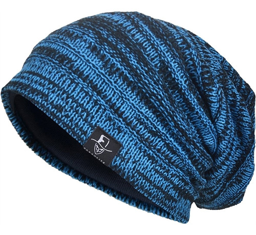 Gorro De Verano Para Hombre Con Diseño Largo Azul Talla L