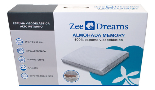 Almohada Memomy Viscoelastica Zee Dreams 60x40