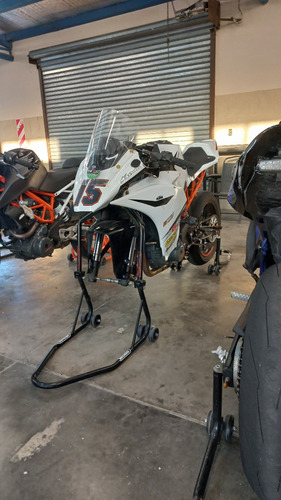 Imagen 10 de 10 de Caballete Elevador Delantero Brokko Ktm Duke 200 390 + Perno