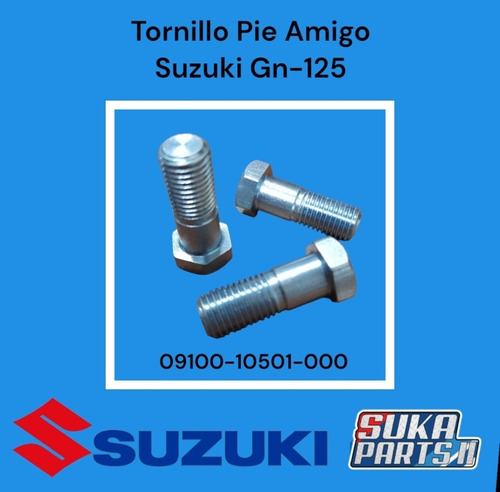 Tornillo Pie Amigo Suzuki Gn-125