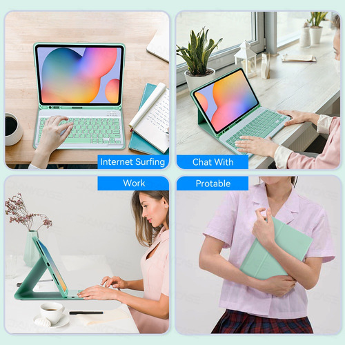 Funda Con Teclado Magnético Para Samsung Galaxy Tab A9 Plus
