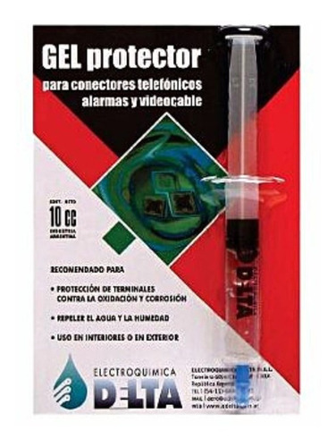 Gel Protector Para Conectores - Jeringa 10 Cc - Delta